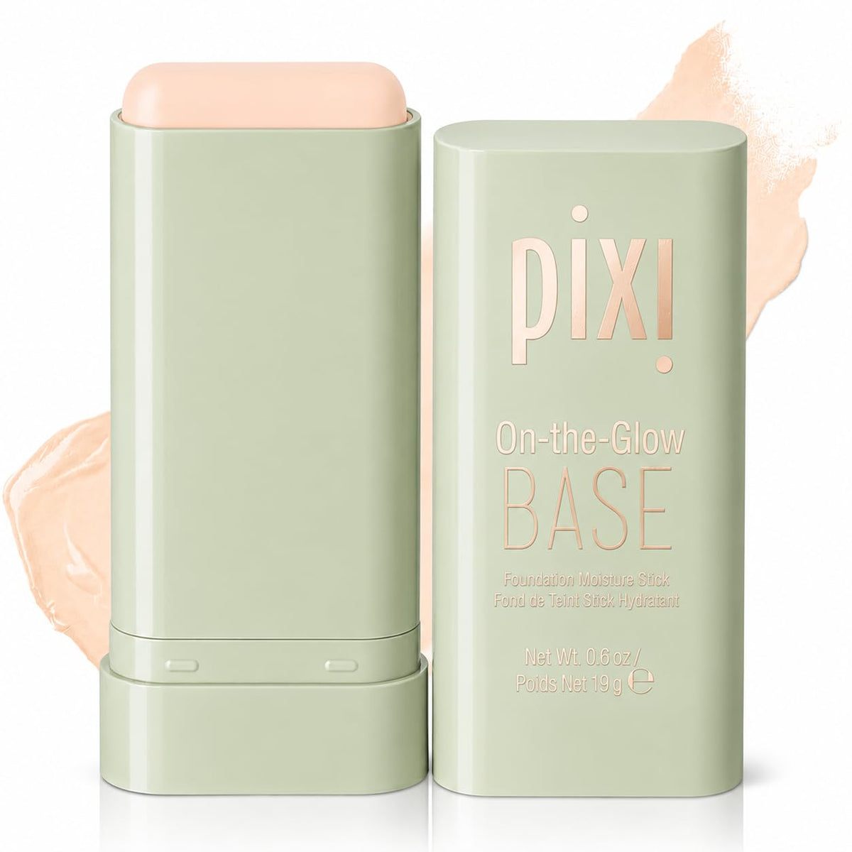 Pixi On-the-Glow Base Tinted Moisturizer Stick in Vanilla front view
