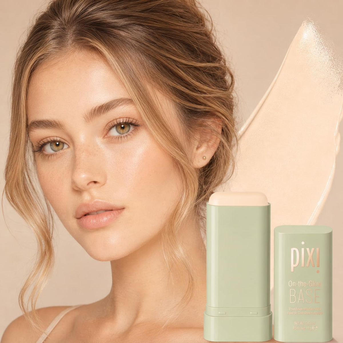 Pixi On-the-Glow Base Tinted Moisturizer Stick packaging