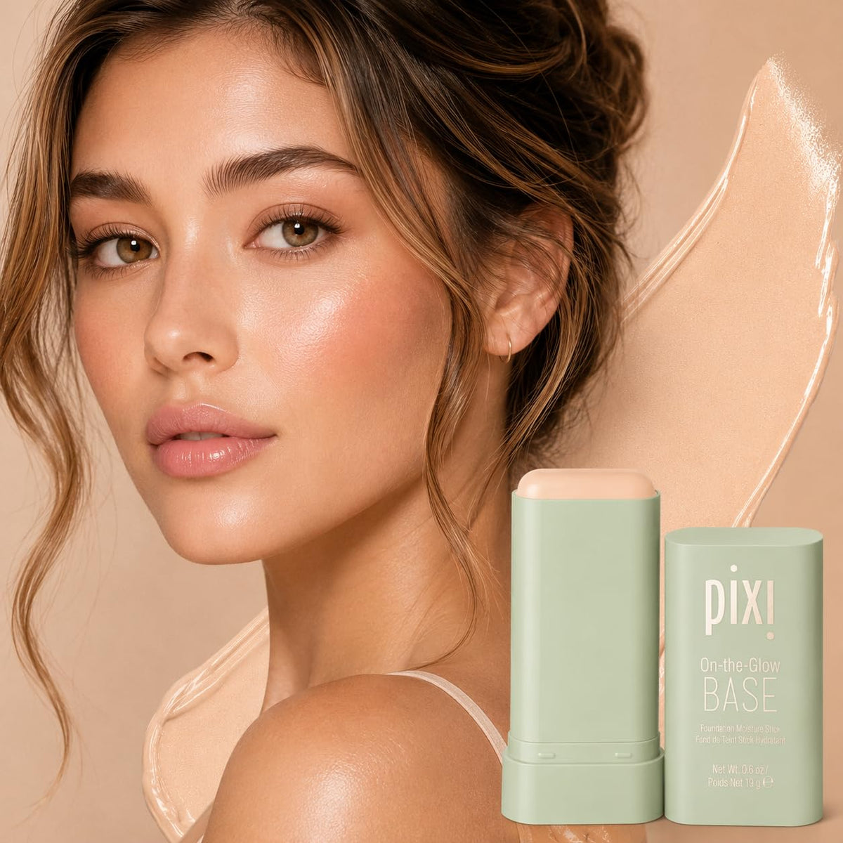 Pixi Tinted Moisturizer Stick showing the cream texture