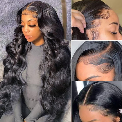 Pizazz 13x4 HD Lace Front Wig human hair front view