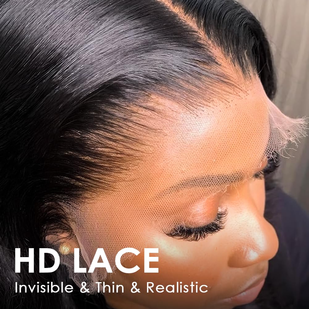 Pizazz 13x4 HD Lace Front Wig with adjustable straps and combs