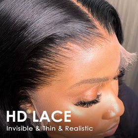Pizazz 13x4 HD Lace Front Wig with adjustable straps and combs