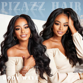 Pizazz 13x4 HD Lace Front Wig with included 5D eyelashes and wig cap