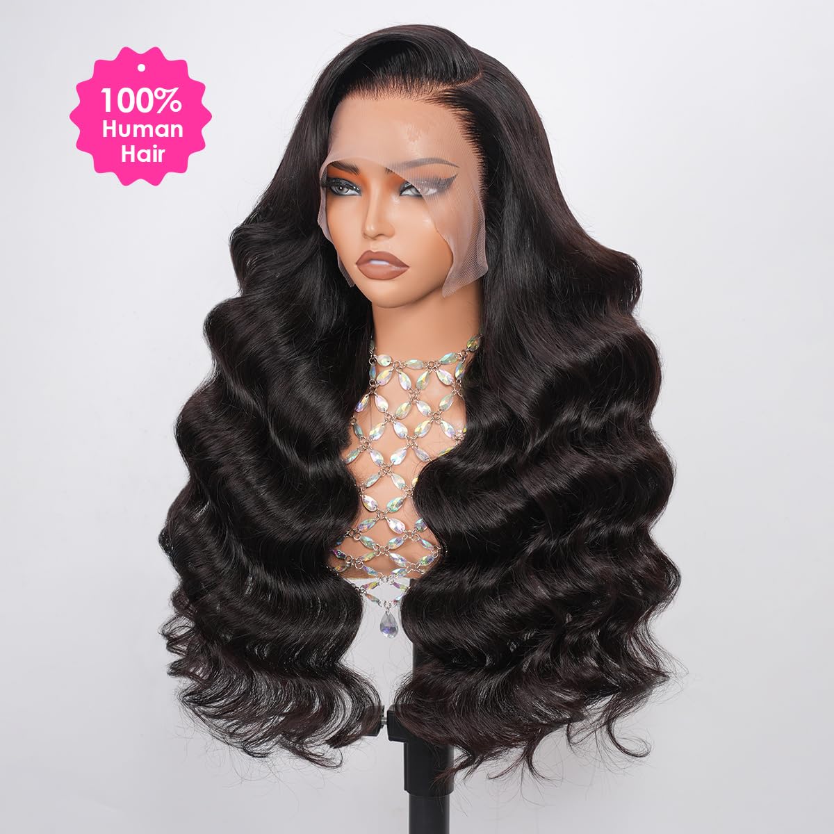Pizazz 13x6 Lace Front Wig Body Wave side view