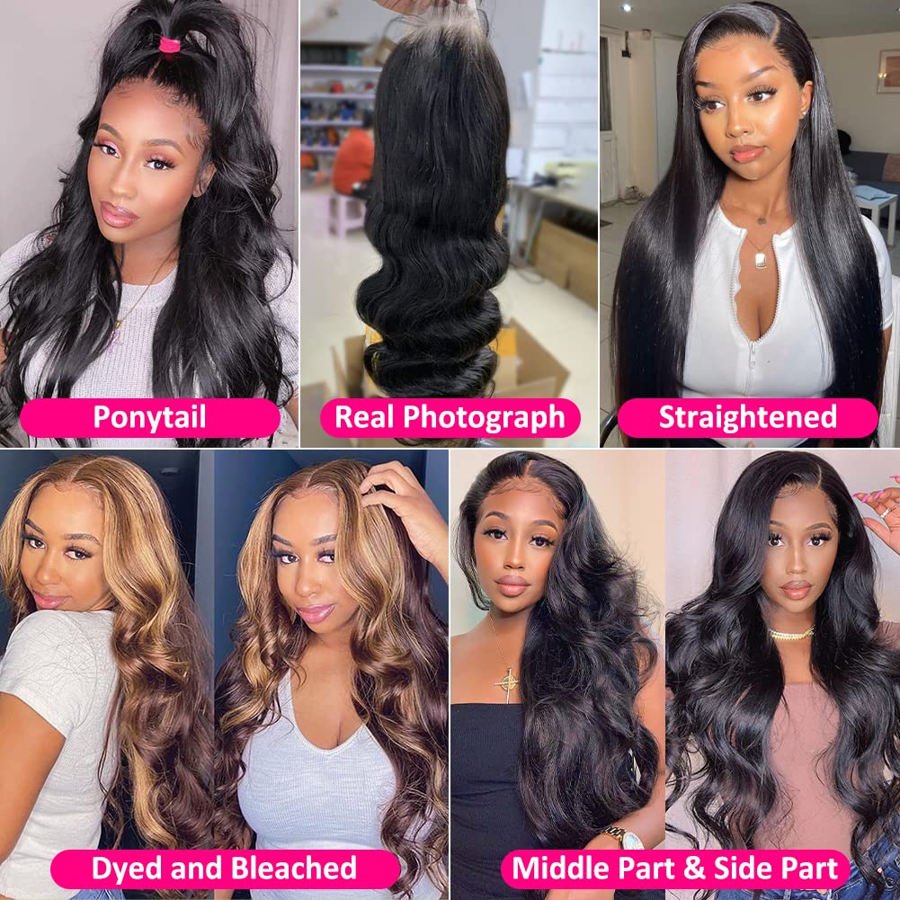 Pizazz Body Wave Lace Front Wig with 5D eyelashes and wig cap included