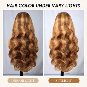 Pizazz Honey Blonde Lace Front Wig with adjustable straps