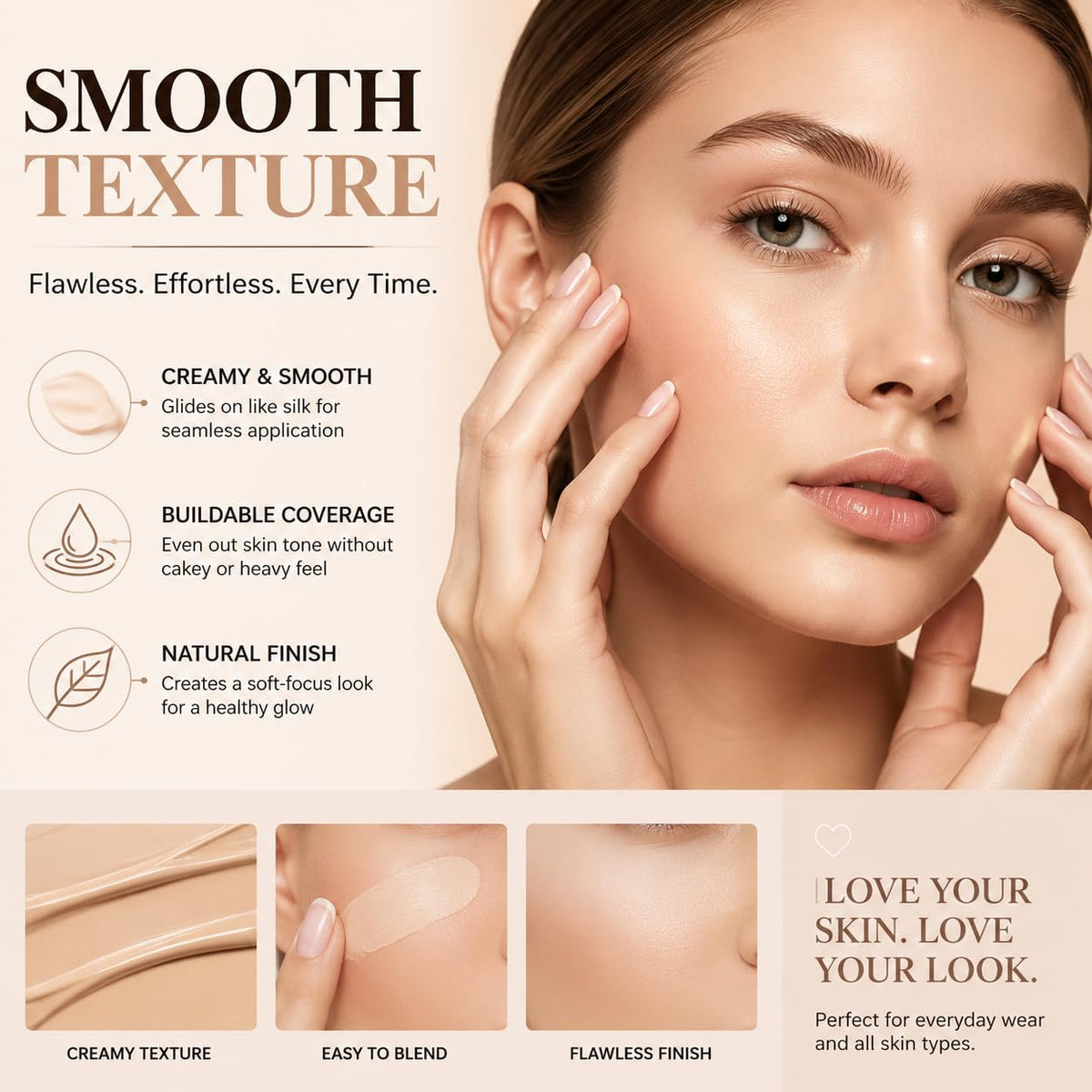 PKQAMQIU Foundation Stick deep skin shade