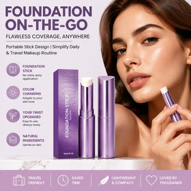 PKQAMQIU Foundation Stick showing built-in brush
