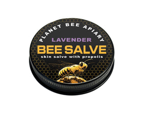 Planet Bee Apiary Lavender Bee Salve 1oz jar front view
