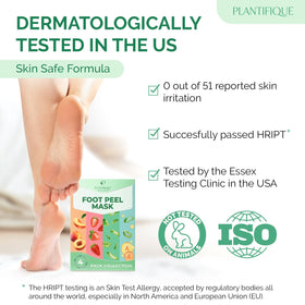 PLANTIFIQUE Foot Peeling Mask on feet during