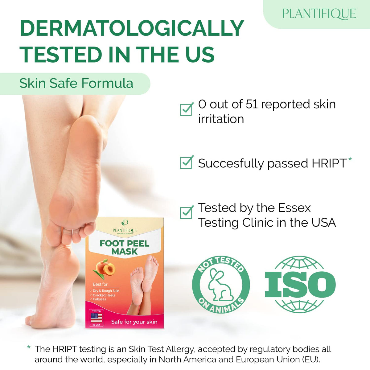 PLANTIFIQUE Foot Peeling Mask Peach ingredients list