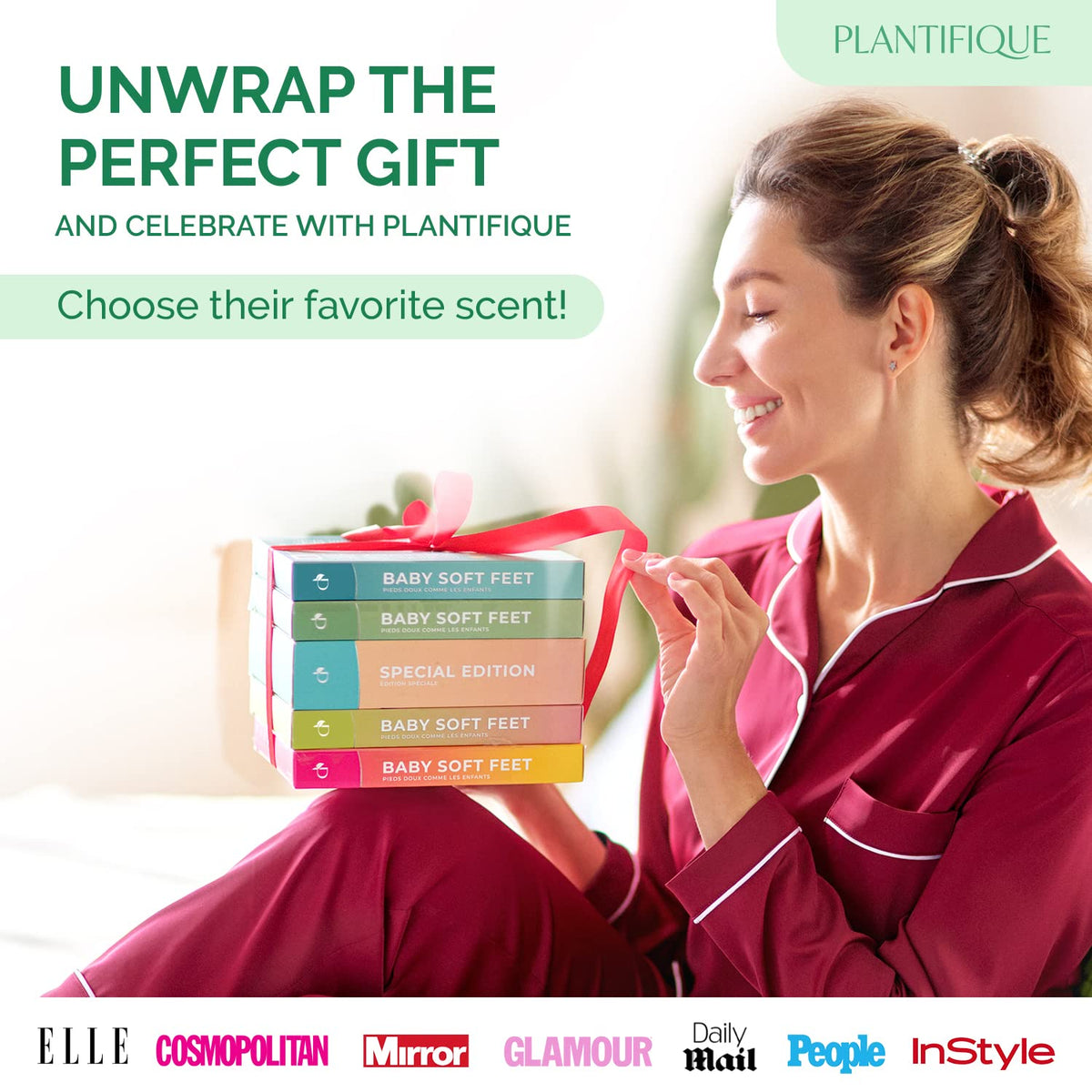 PLANTIFIQUE Foot Peeling Mask showing texture and consistency