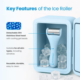 PLANTIFIQUE Ice Roller and Gua Sha Tool set displayed together