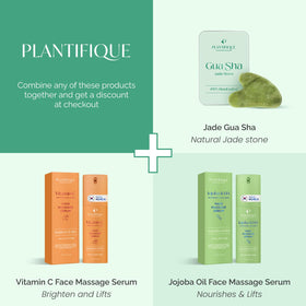 PLANTIFIQUE Jade Gua Sha Tool with packaging