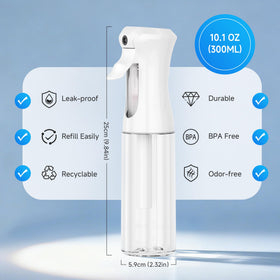 Plaode Continuous Spray Bottle ergonomic trigger design