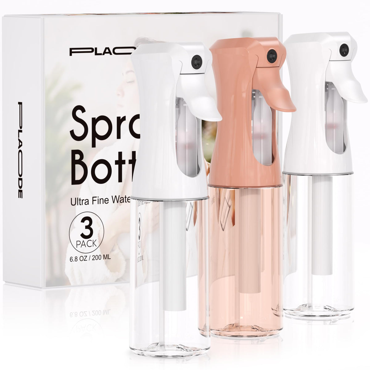 Plaode Continuous Spray Bottle front view in terracotta