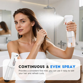 Plaode Continuous Spray Bottle with fine mist spray demonstration