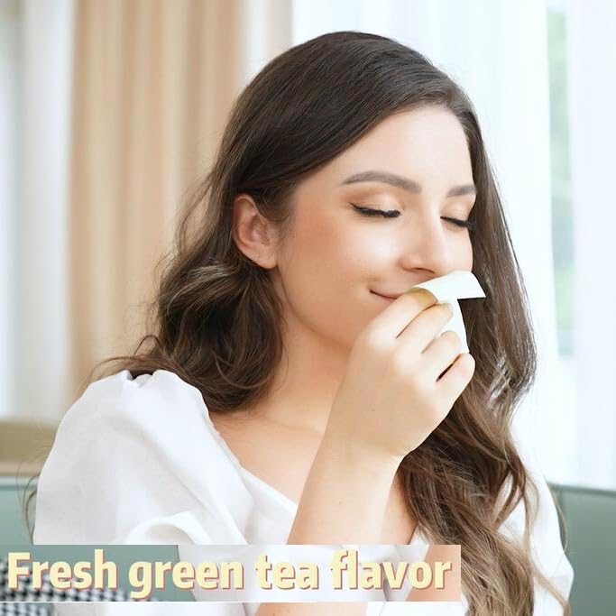 PleasingCare Large Face Oil Blotting Sheets packaging