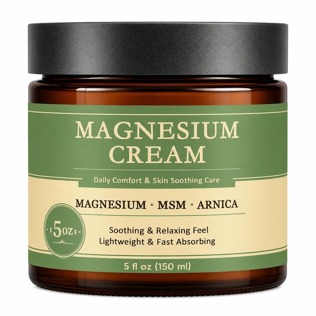 PLYNXE Magnesium Cream for Sleep 5 Fl Oz front view