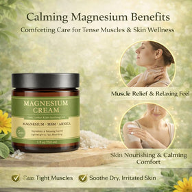 PLYNXE Magnesium Cream with ingredients display