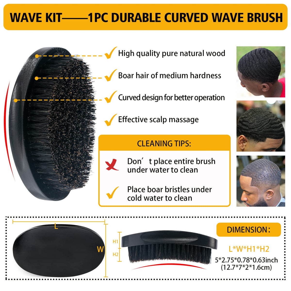 Pocket palm combs included in Goiple Wave Kit