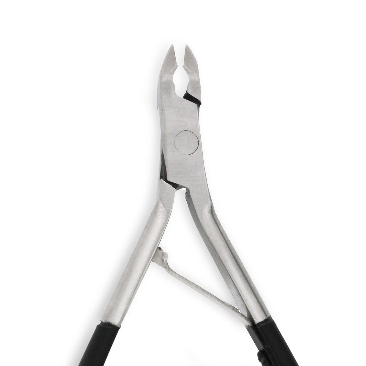 Pointed tip of the cuticle nipper for under-nail cleaning