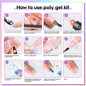 Poly gel slip solution from the JEWHITENY kit