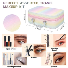 pomcral All In One Makeup Kit with makeup bag