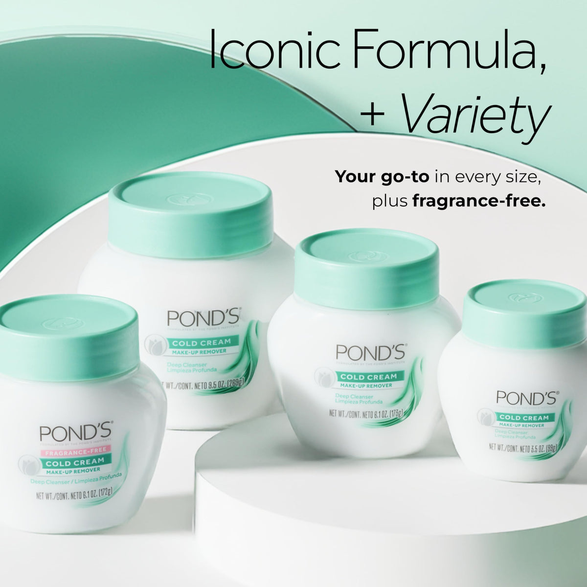 POND'S Cold Cream Cleanser in bathroom setting