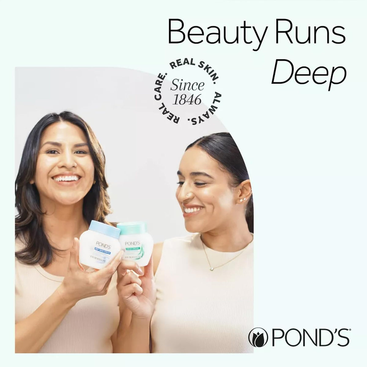 POND'S Cold Cream Make-Up Remover in bathroom setting