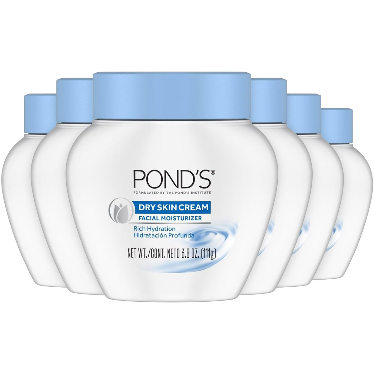 POND'S Dry Skin Cream 6-Pack front view with packaging