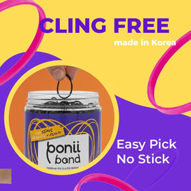 PONIIBAND hair bands showing snag-free design