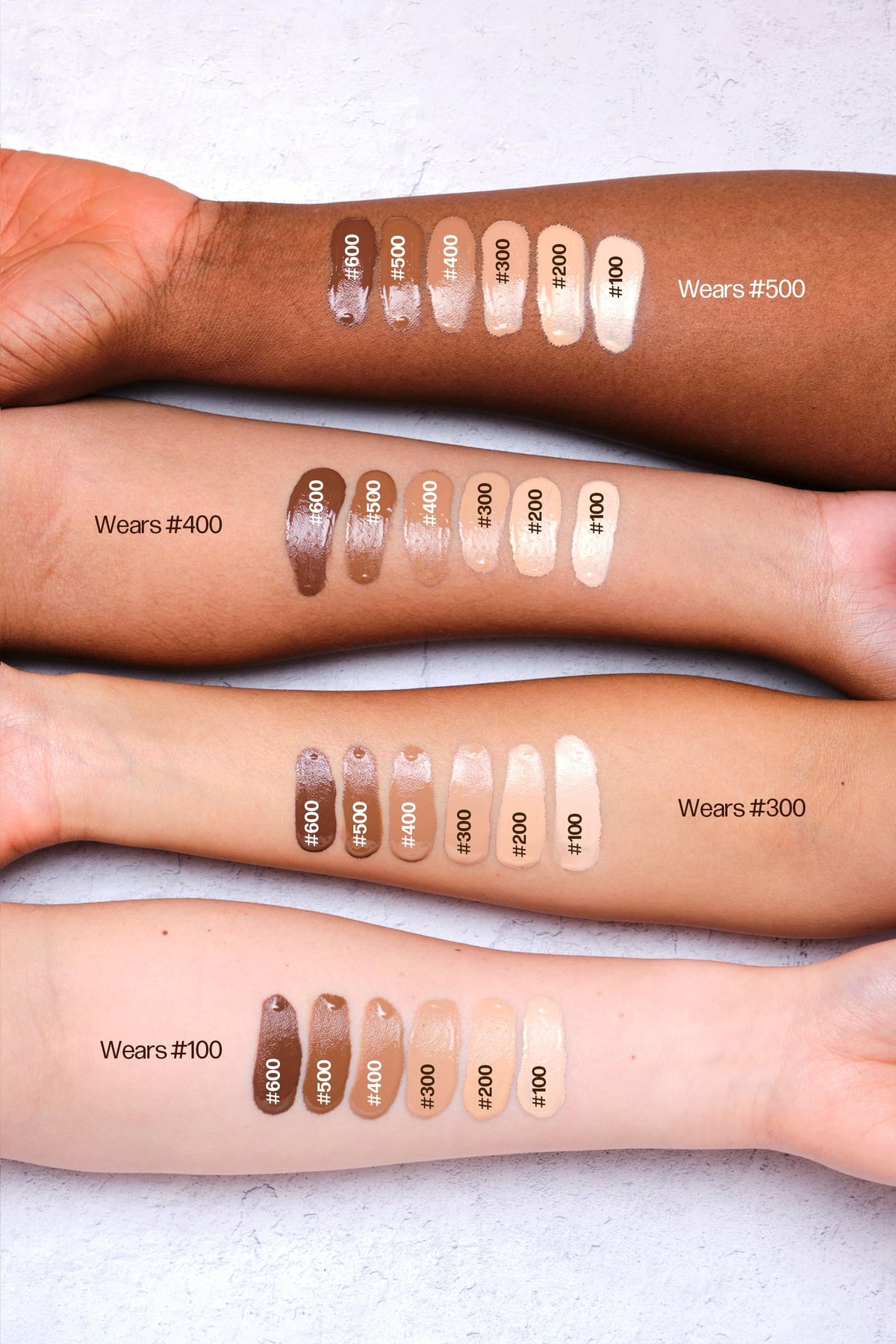 Poom Natural Glow Hydrating Foundation Deep Tan Neutral #500 bottle close-up