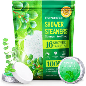 POPCHOSE Shower Steamers gift set arrangement