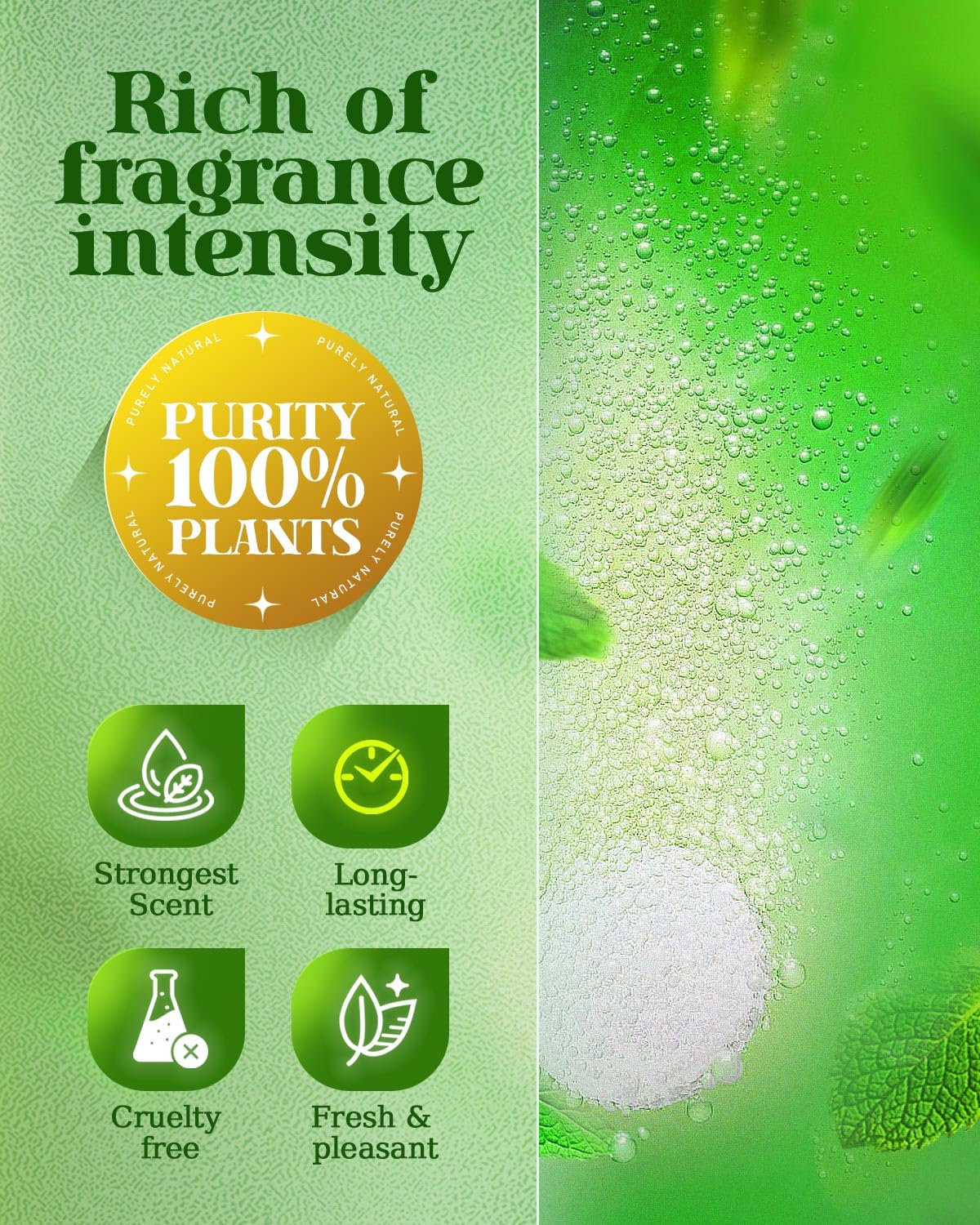 POPCHOSE Shower Steamers in a relaxing bathroom setting