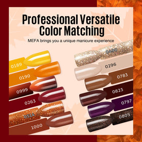 Portable mini UV lamp included in MEFA Gel Nail Polish Kit