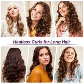 posicurly Heatless Curls curlers on a vanity