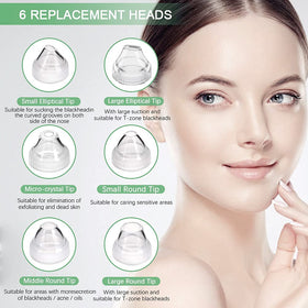 prabensei Blackhead Remover in use on a person's face