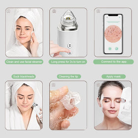 prabensei Blackhead Remover showing adjustable suction levels