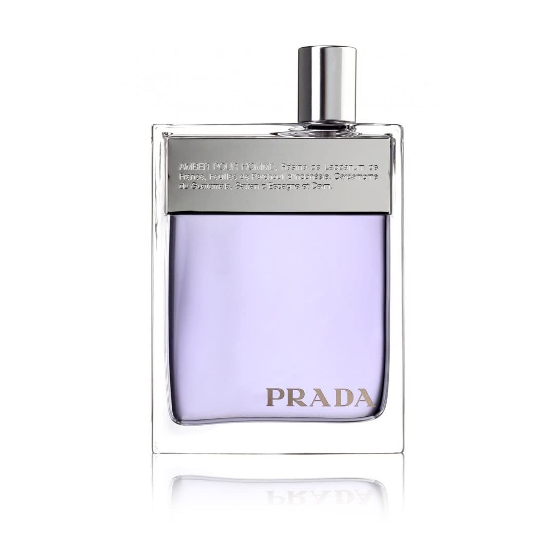 Prada Amber Eau de Toilette Spray packaging side view