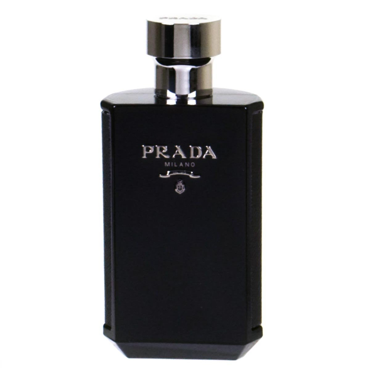 Prada L'homme Intense Eau De Parfum Spray 3.3 Oz packaging