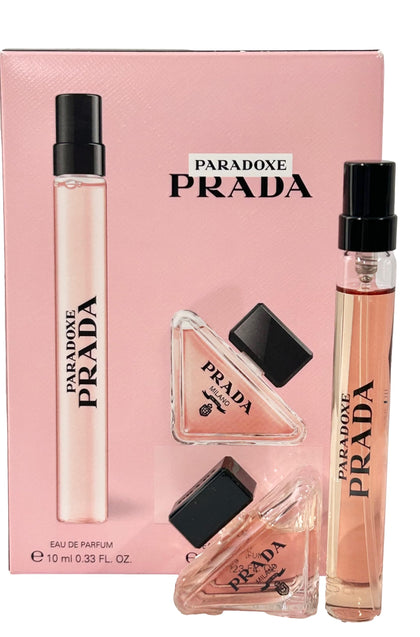 Prada Mini Paradoxe Eau de Parfum Set with 10 ml spray and 7 ml splash