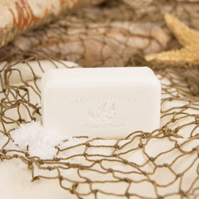 Pre de Provence Artisanal Soap Bar beside a sink