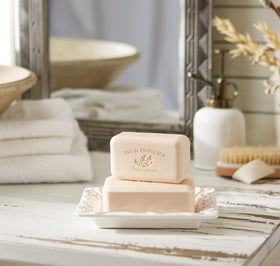 Pre de Provence Artisanal Soap Bar Coconut with lather