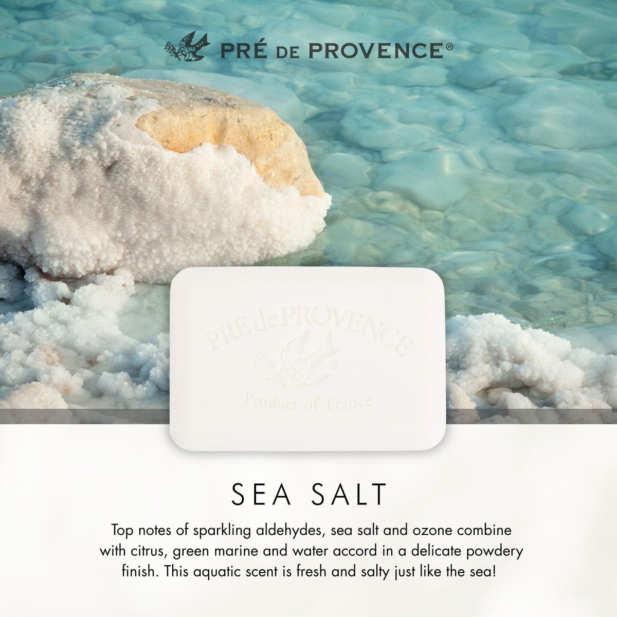 Pre de Provence Artisanal Soap Bar displayed in a gift basket