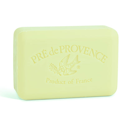 Pre de Provence Artisanal Soap Bar front view, Linden scent