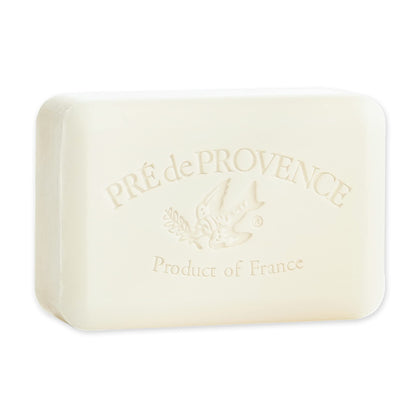 Pre de Provence Artisanal Soap Bar front view with milk scent packaging