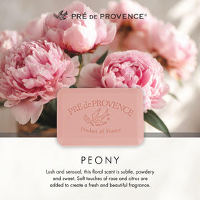 Pre de Provence Artisanal Soap Bar with ingredients list