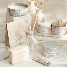 Pre de Provence Coconut Soap Bar with lather demonstration