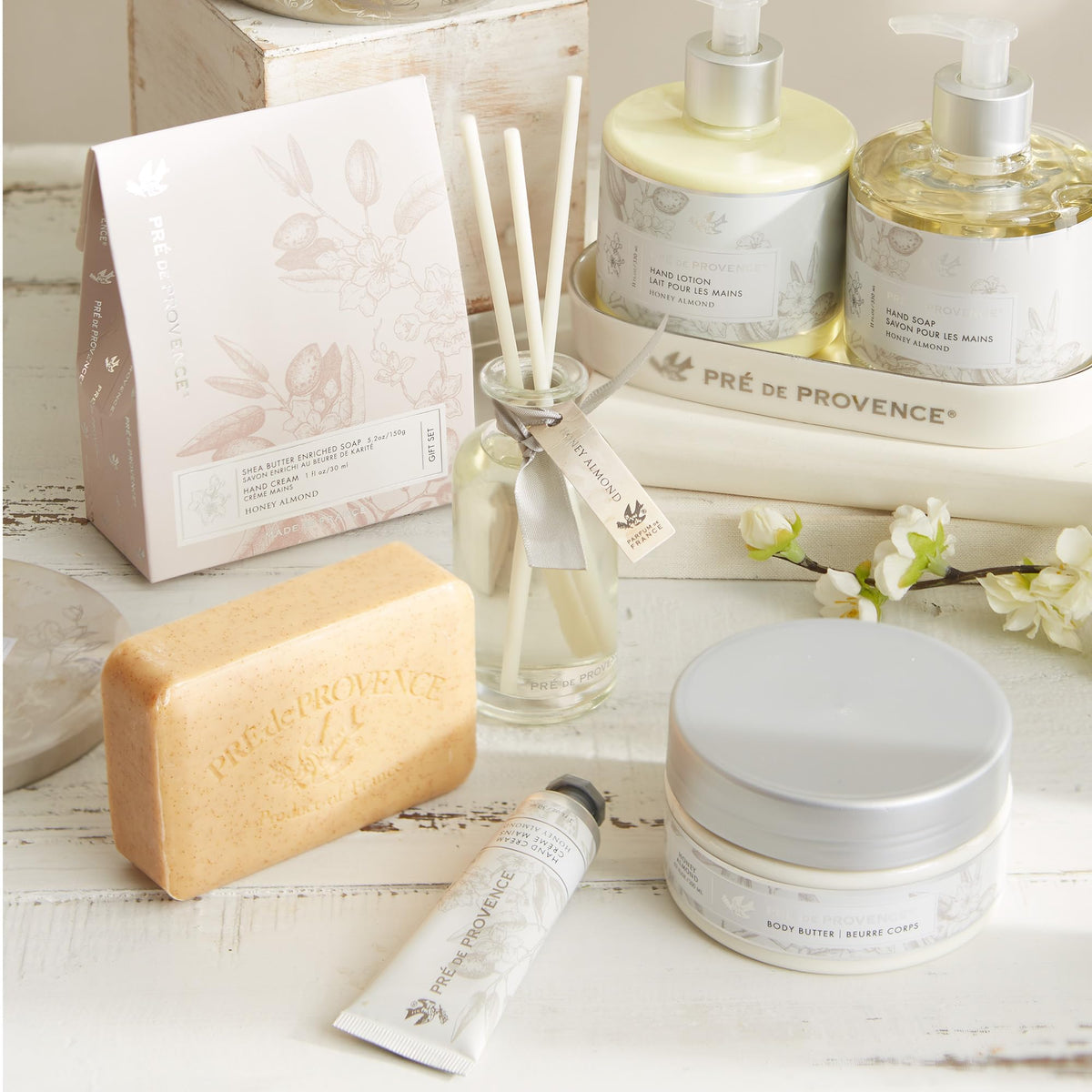 Pre de Provence Honey Almond Soap Bar with shea butter